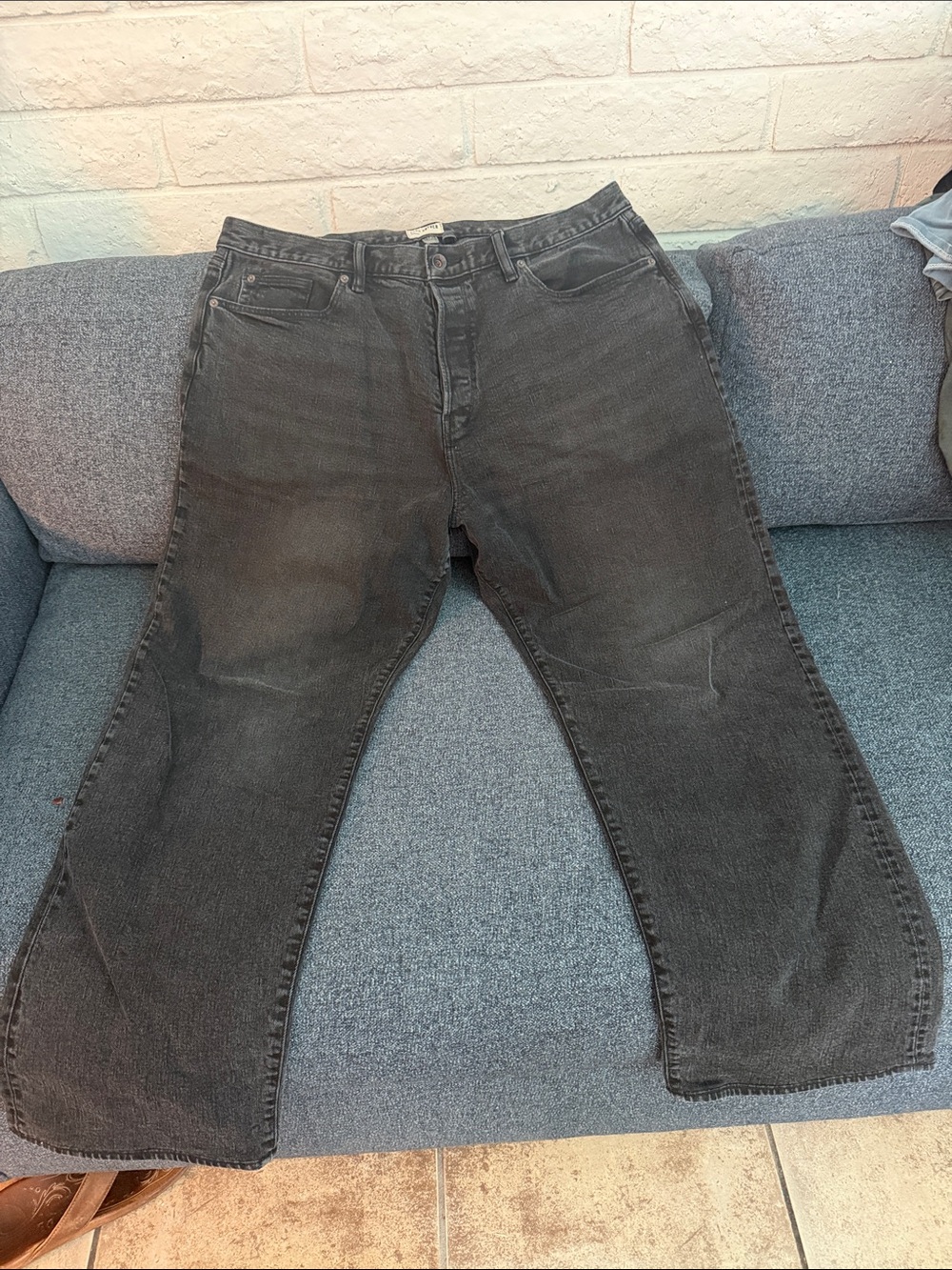 Todd Snyder Men's Black Denim Jeans - Relaxed Fit